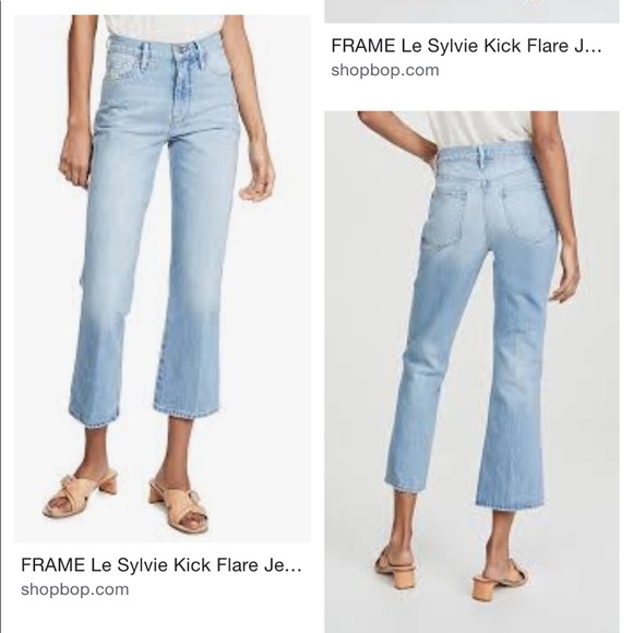 Frame Le Sylvie Kick Boot Jean - Picture 1 of 8